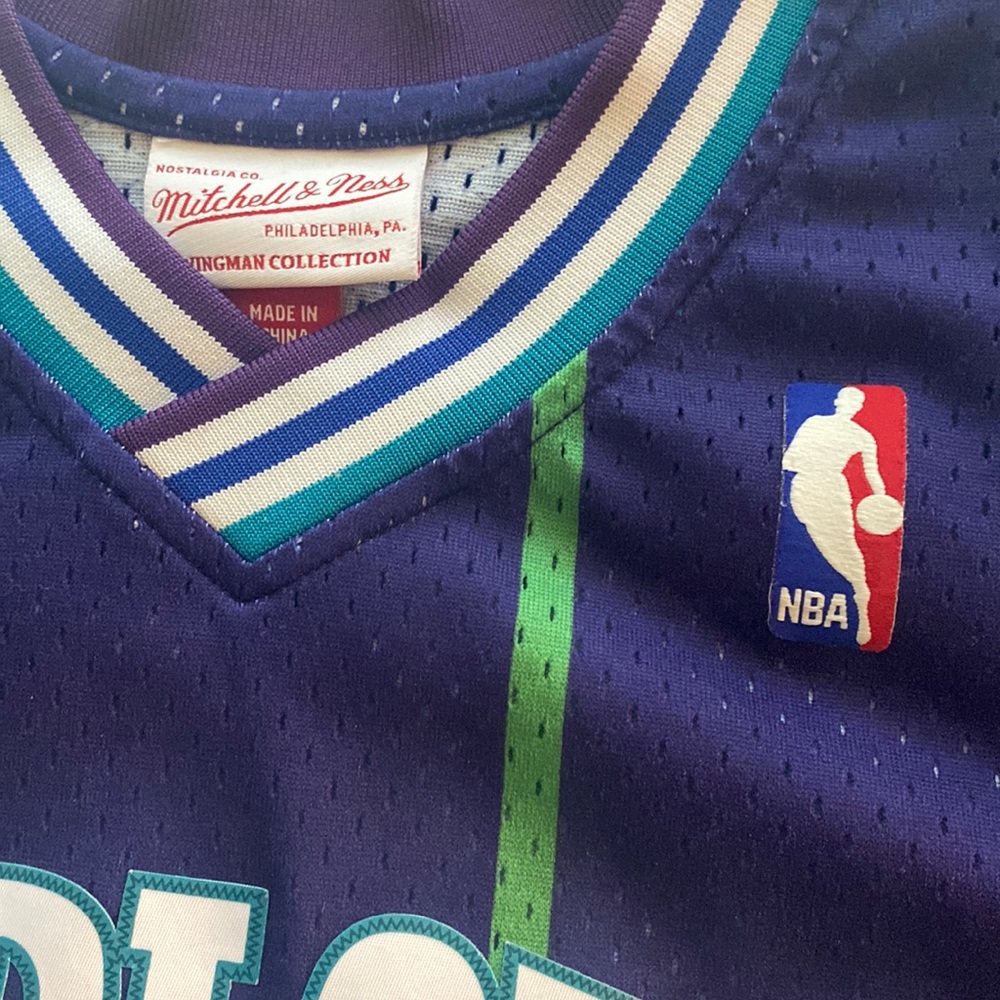 Dell Curry Charlotte Hornets Jersey